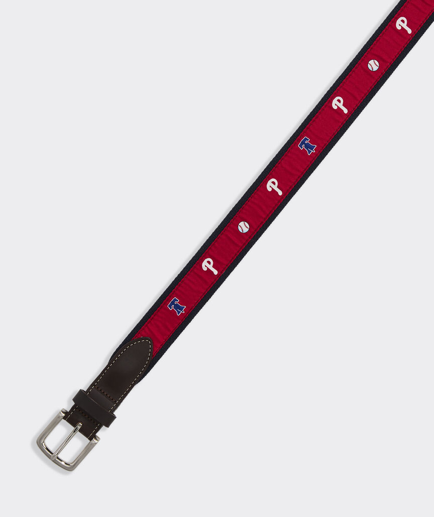 Philadelphia Phillies Canvas Club Belt