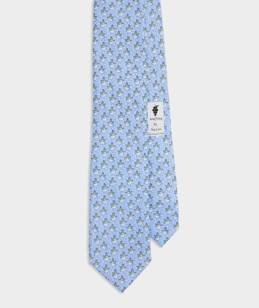 Snowmen Silk Tie