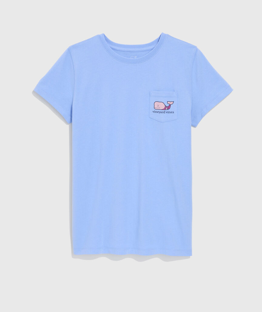 Women's Yoga Whale Short-Sleeve Pocket Tee