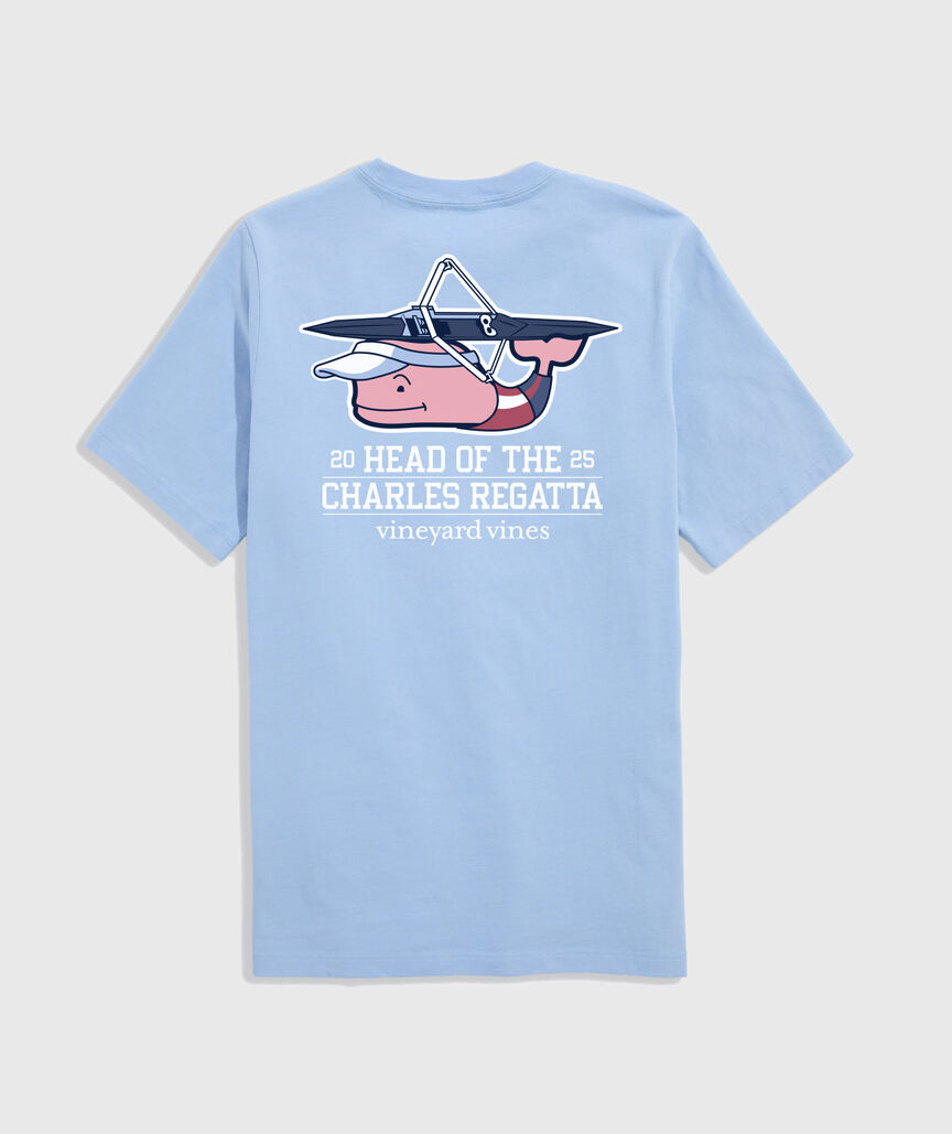 Boys' Head Of The Charles® Rower Whale Short-Sleeve Pocket Tee