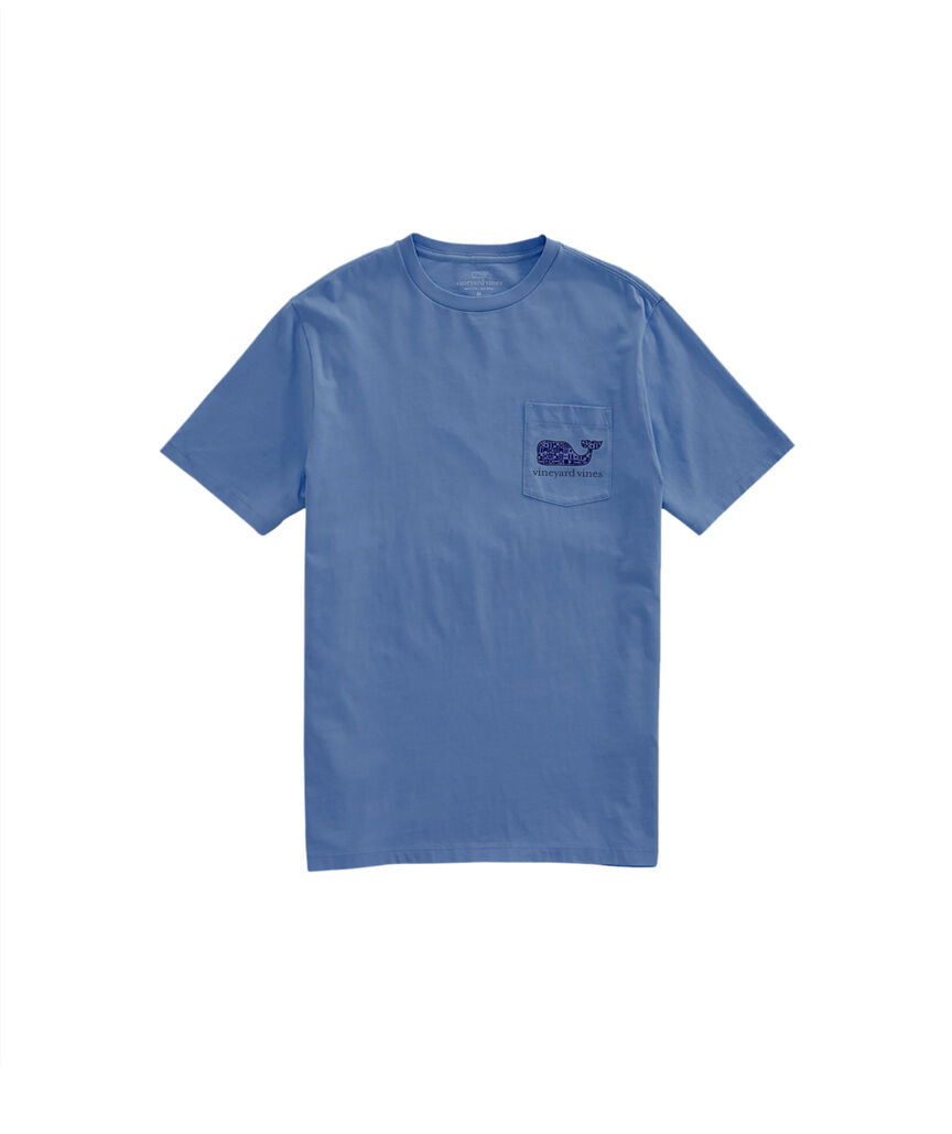 OUTLET Nautical Flag Whale Short-Sleeve Pocket Tee