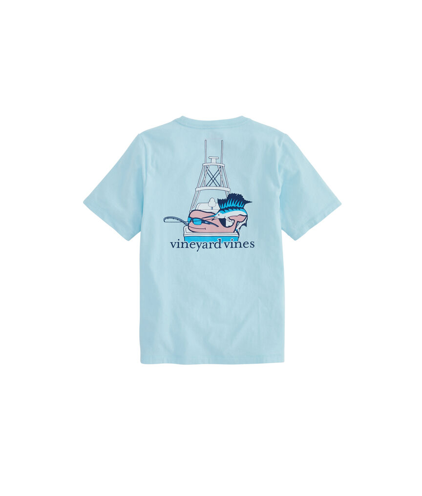 Boys Sportfisher Whale Pocket T-Shirt