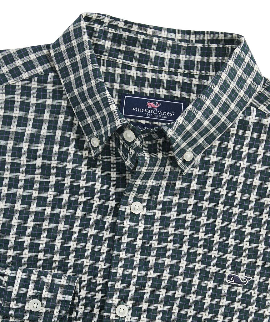 OUTLET Twill Plaid Shirt
