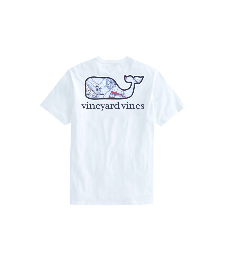 OUTLET Sailing ACK Whale Short-Sleeve Pocket Tee