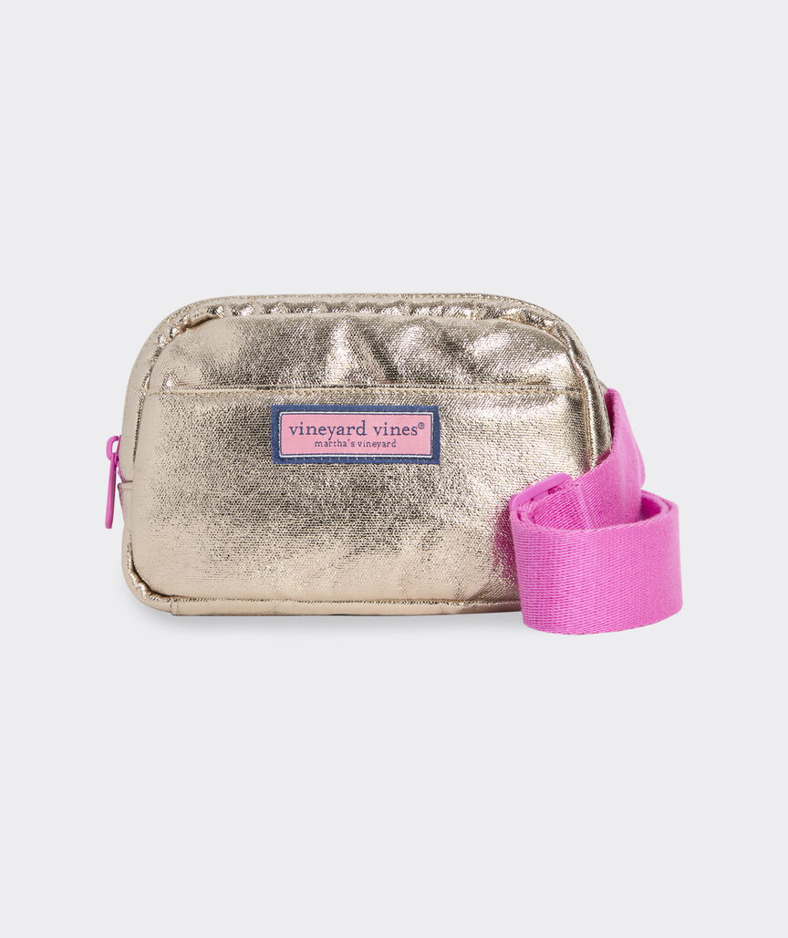 Girls' Metallic Belt Bag