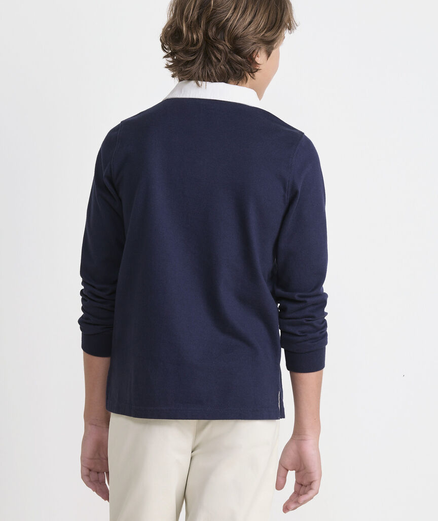 Boys' Solid Rugby Shirt