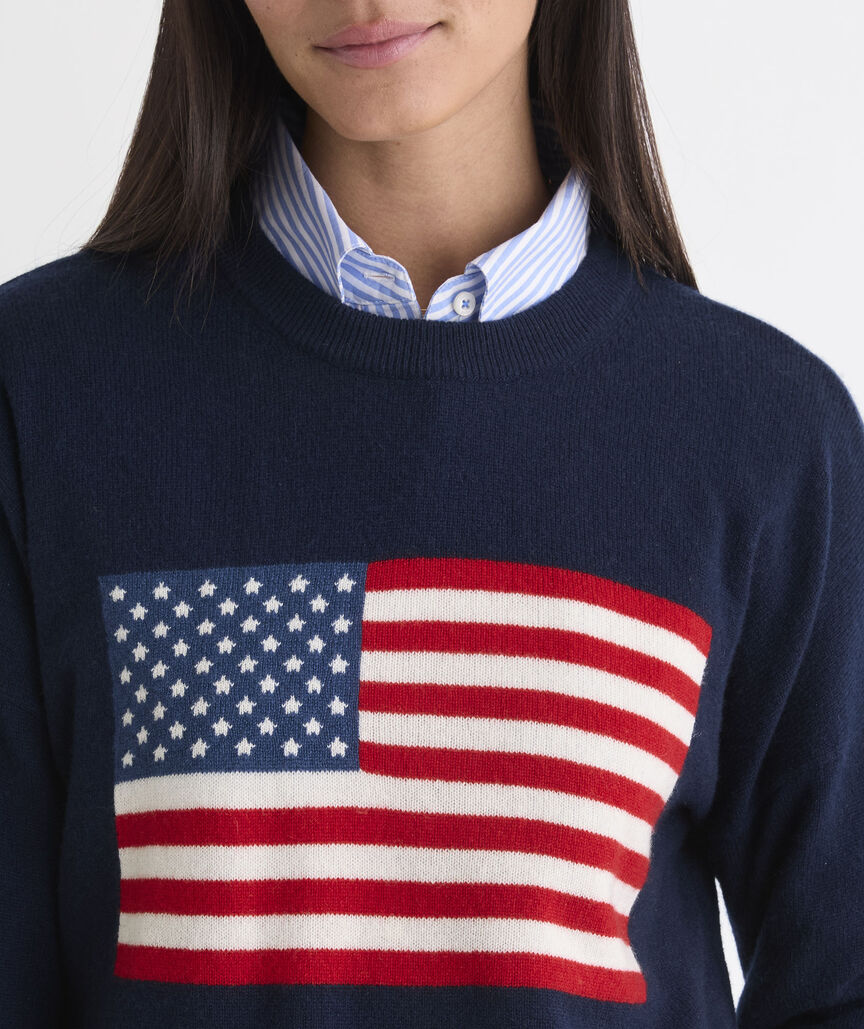 Seaspun Cashmere Americana Crewneck Sweater