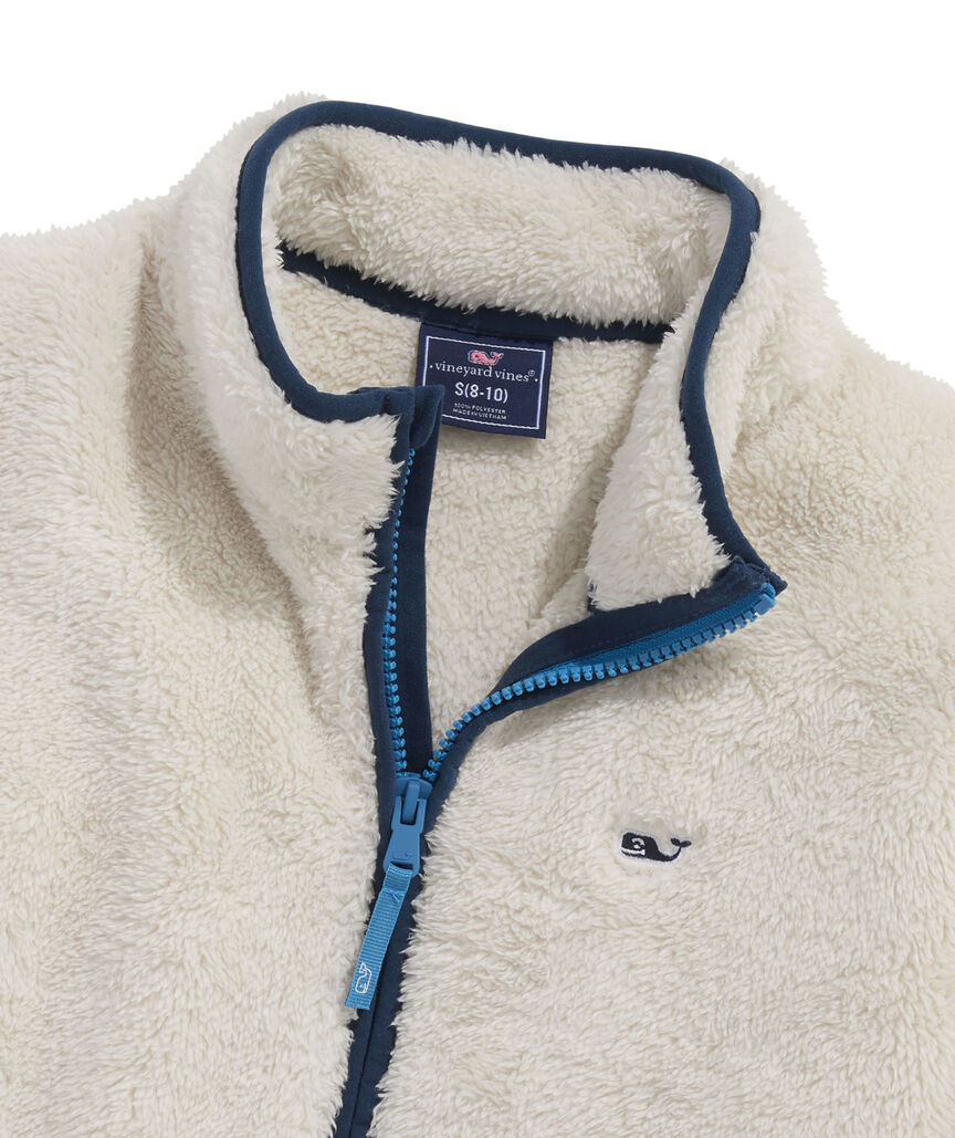 OUTLET Boys' Sherpa Fleece Full-Zip Jacket