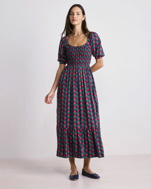 vineyard vines long dress Vineyard Vines Women's Long Sleeve Tie Waist Maxi Dress
