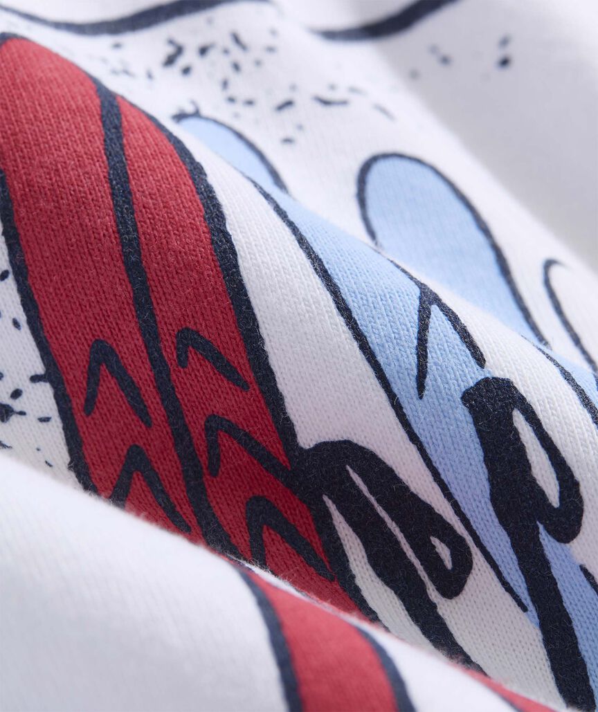 Boys' Whale Ski Team Long-Sleeve Pocket Tee