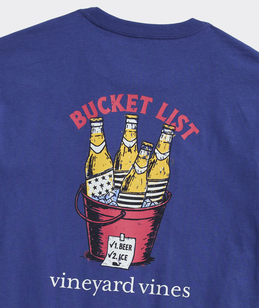 Bucket List Long-Sleeve Pocket Tee