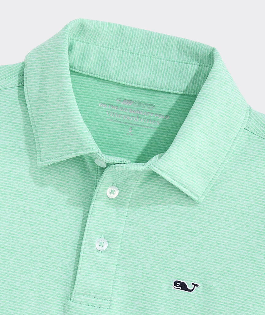 Boys' Performance St. Jean Stripe Sankaty Polo