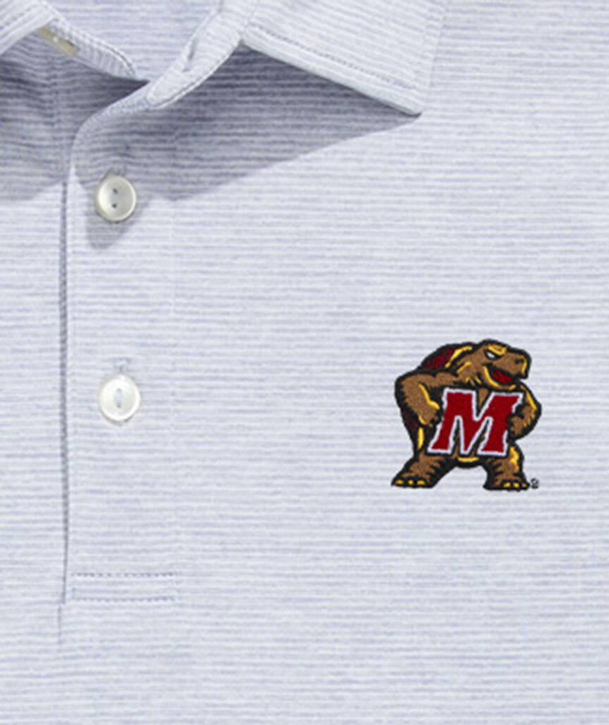 University Of Maryland St. Jean Stripe Sankaty Performance Polo