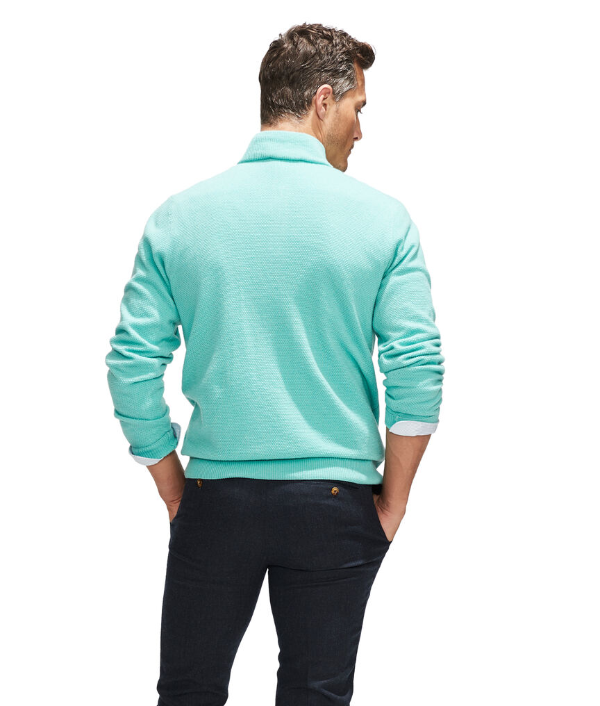 Shop Yachtsman's 1/4Zip Cashmere Sweater at vineyard vines