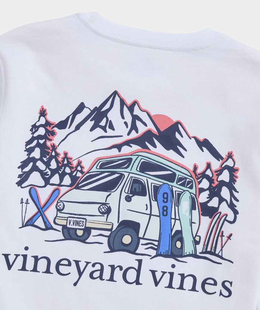 Boys' Headin' To The Slopes Long-Sleeve Pocket Tee