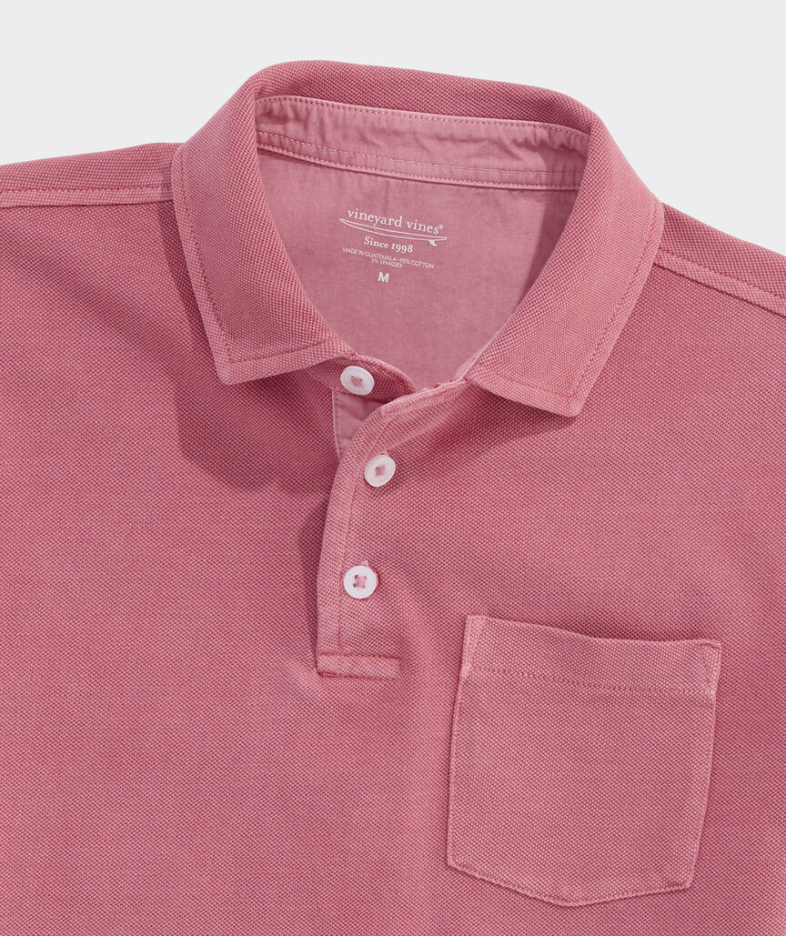 Boys' Lived-In Pique Polo