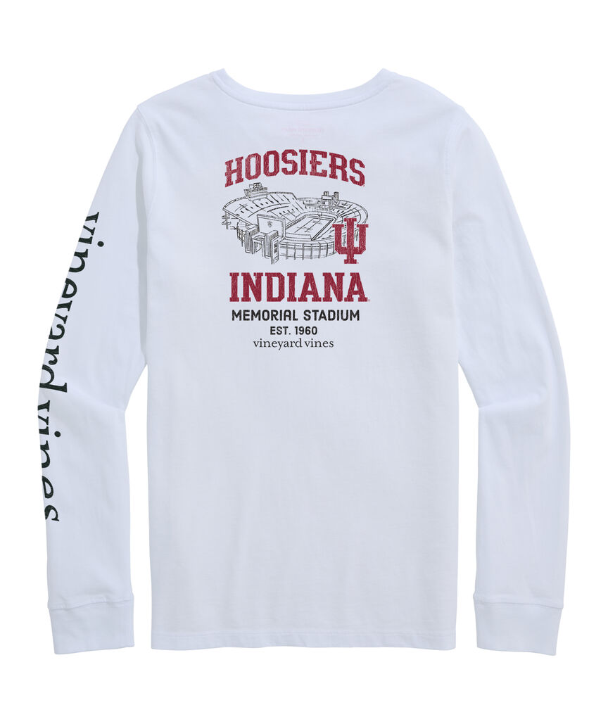 Indiana University Women's Indiana Stadium Long-Sleeve Pocket Tee
