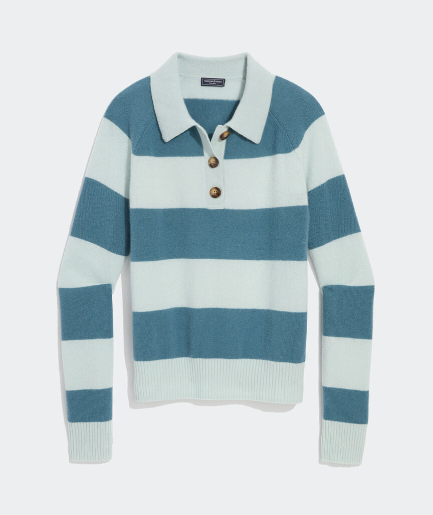 Seaspun Cashmere Polo Sweater