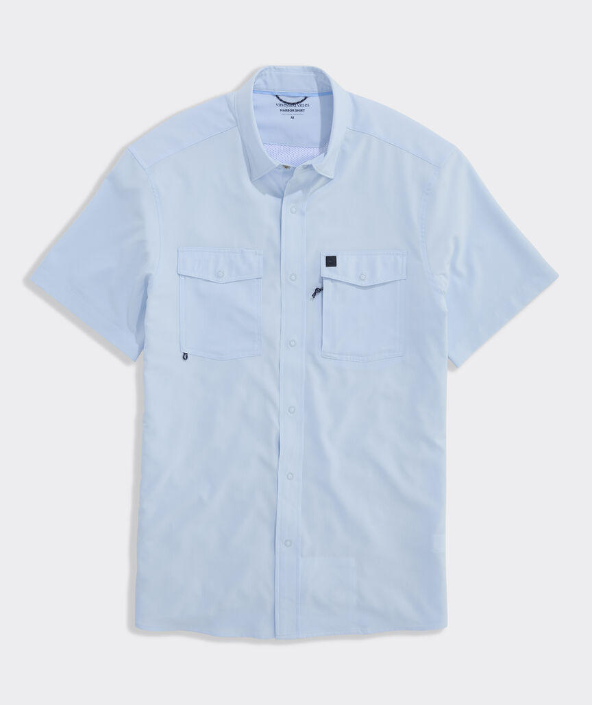 Performance Masthead Solid Short-Sleeve Harbor Shirt
