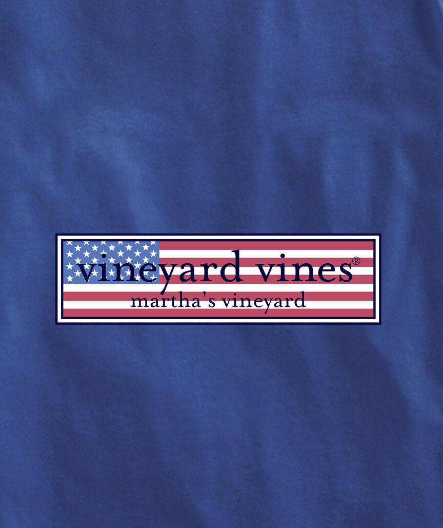 OUTLET Boys' Classic USA Logo Box Short-Sleeve Pocket Tee