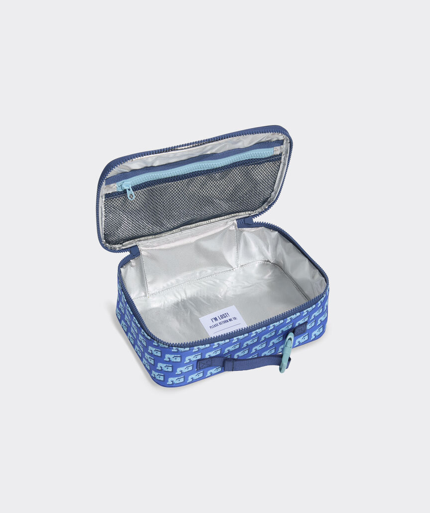 Boys' Pixel Whale Lunch Box