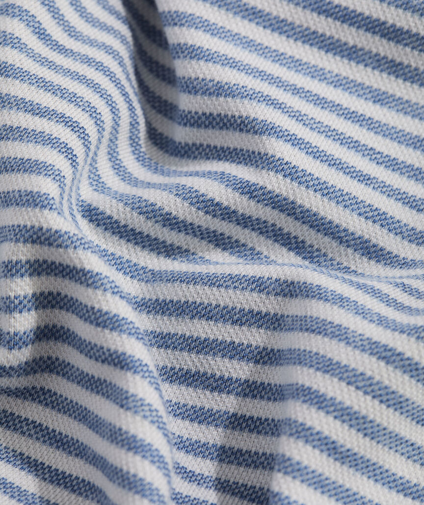 Striped Edgartown Pique Polo