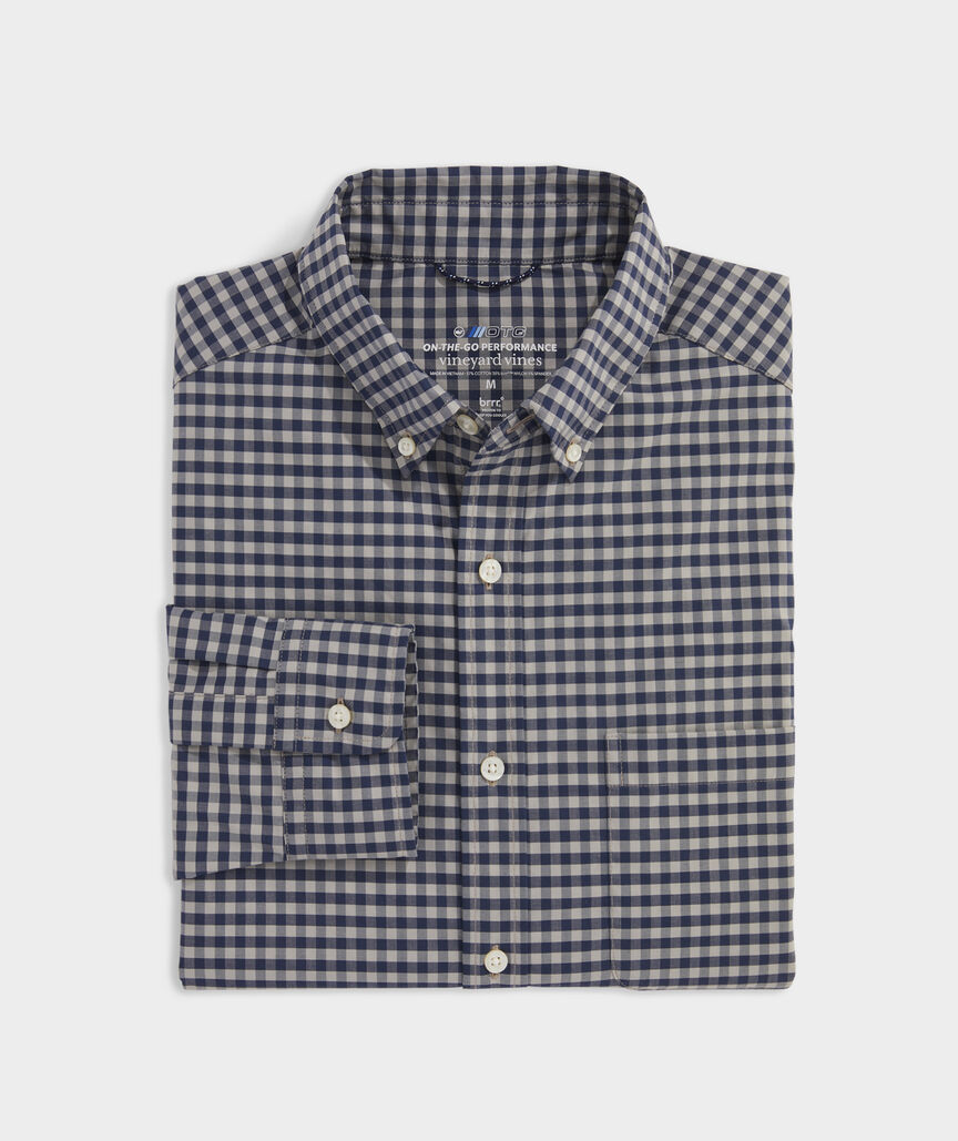 On-The-Go brrr° Gingham Shirt