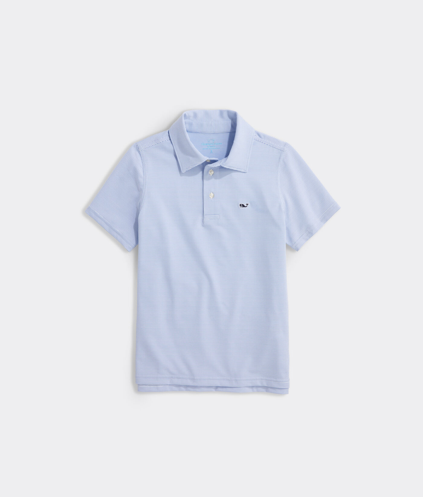 Vineyard Vines Boys' Performance St. Jean Stripe Sankaty Polo