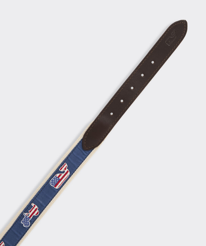 Jeep Collection Americana Canvas Club Belt