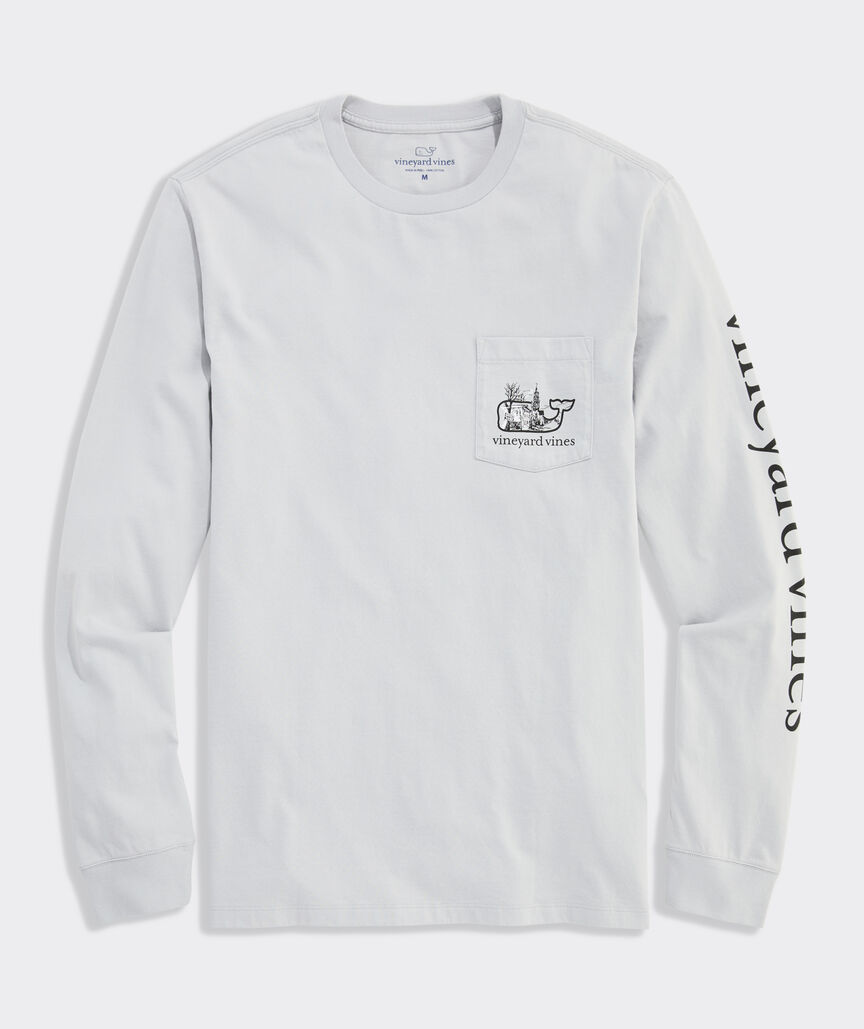 Nightmare On Whale Street Long-Sleeve Pocket Tee