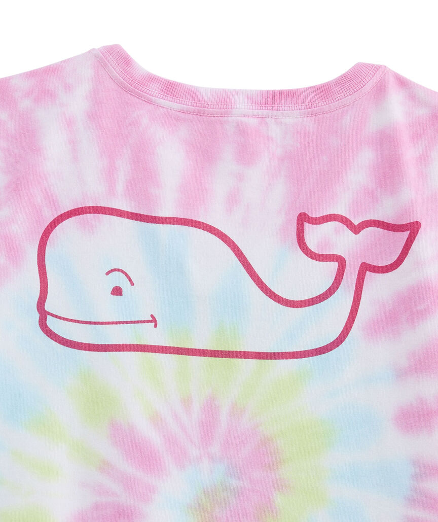 Girls' Whale Swirl Tie-Dye Short-Sleeve Tee