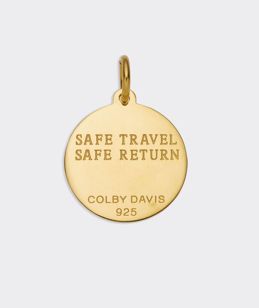 Colby Davis Medium St. Christopher Gold Vermeil