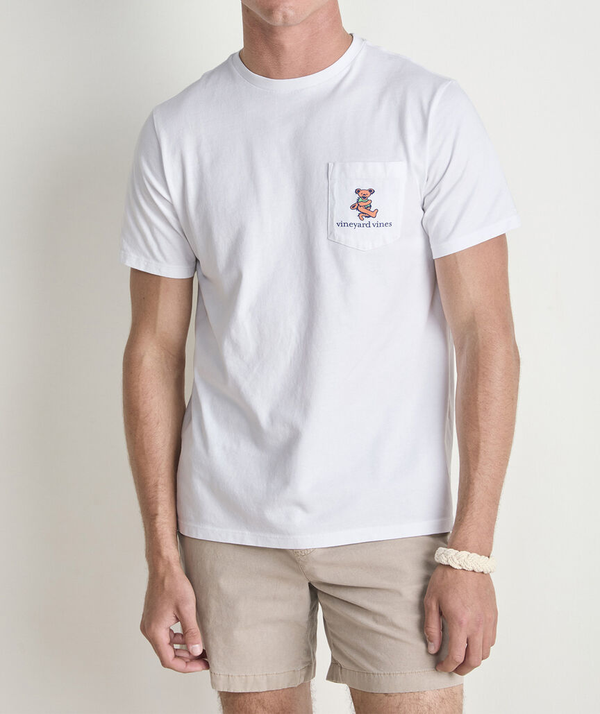 Grateful Dead x vineyard vines Dancing Bears Short-Sleeve Pocket Tee