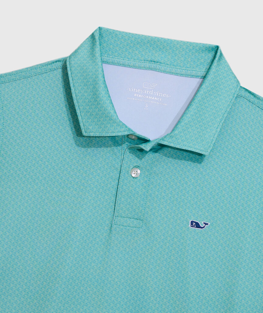OUTLET Boys' Printed Performance Polo