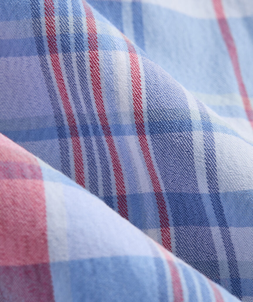 Performance Cotton Firecracker Plaid Shirt