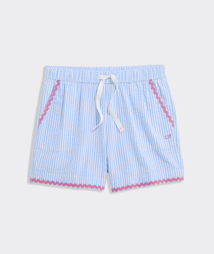 Girls' Coastline Seersucker Shorts