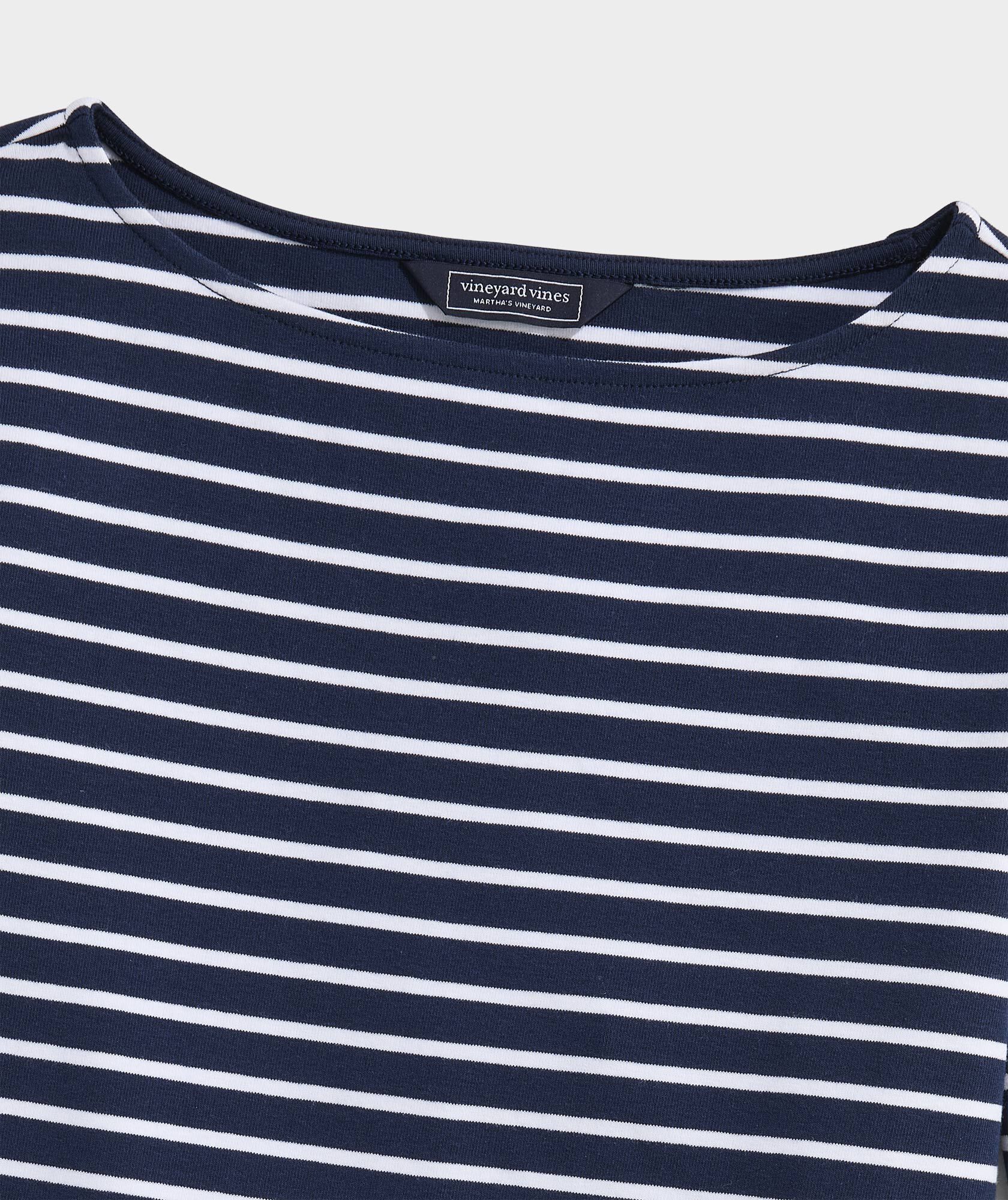 Shop Deluxe Boatneck Tee at vineyard vines