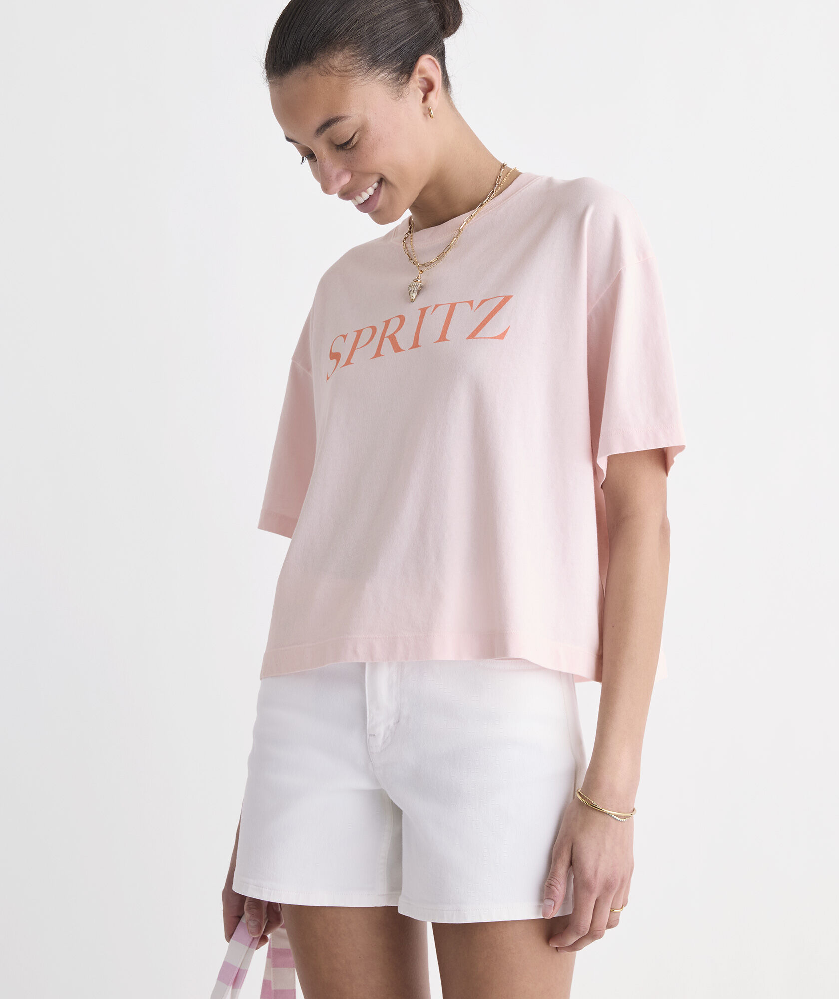 Shop Women's Spritz Boxy Tee at vineyard vines