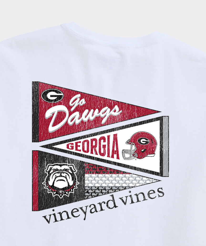 University of Georgia Pennants Short-Sleeve Pocket Tee
