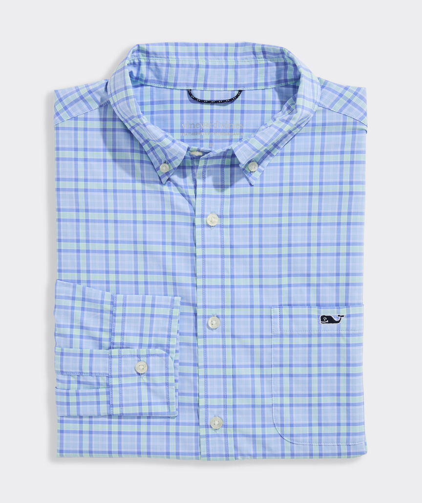 Performance Seascape Plaid Featherweight Shirt