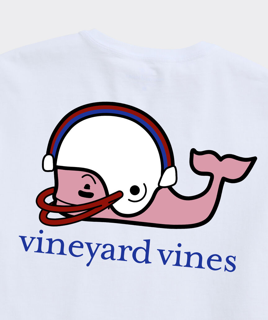 SMU Football Whale Short-Sleeve Pocket Tee