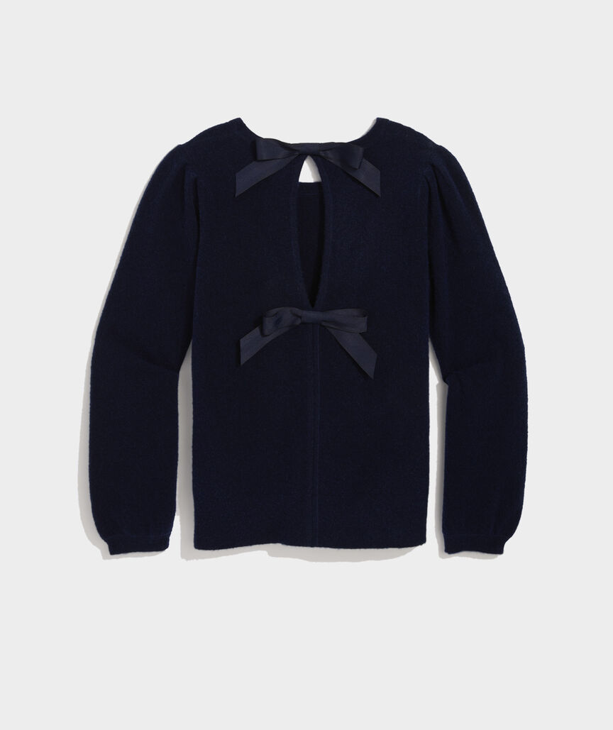 Bow Back Sweater
