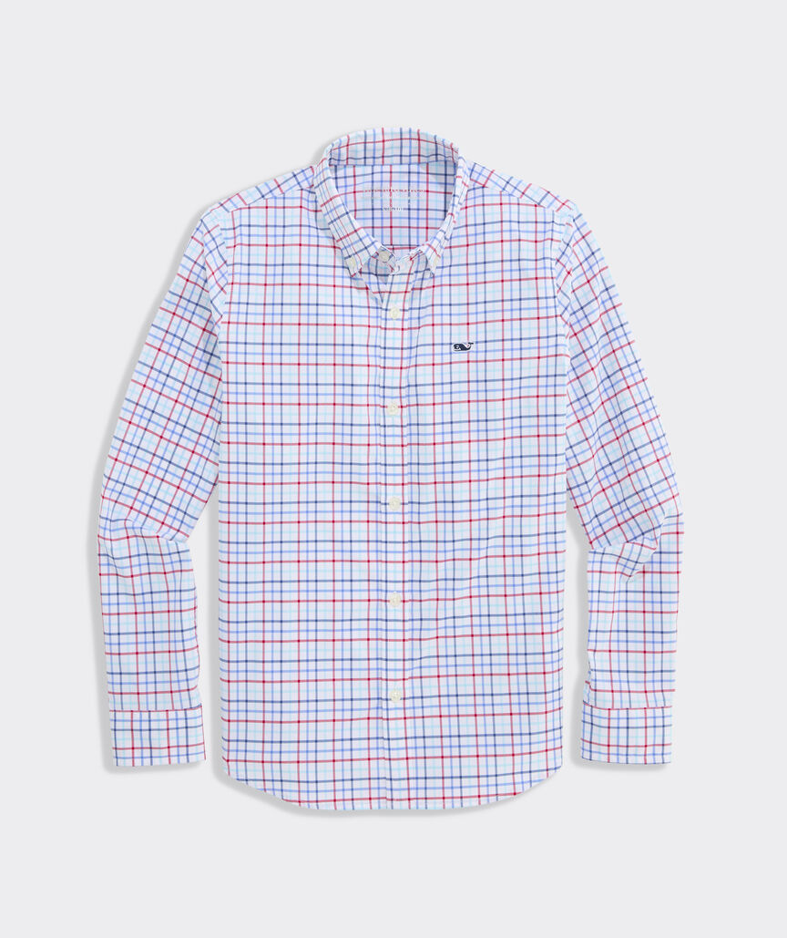 Boys' Performance Bomb Pop Tattersall Featherweight Shirt