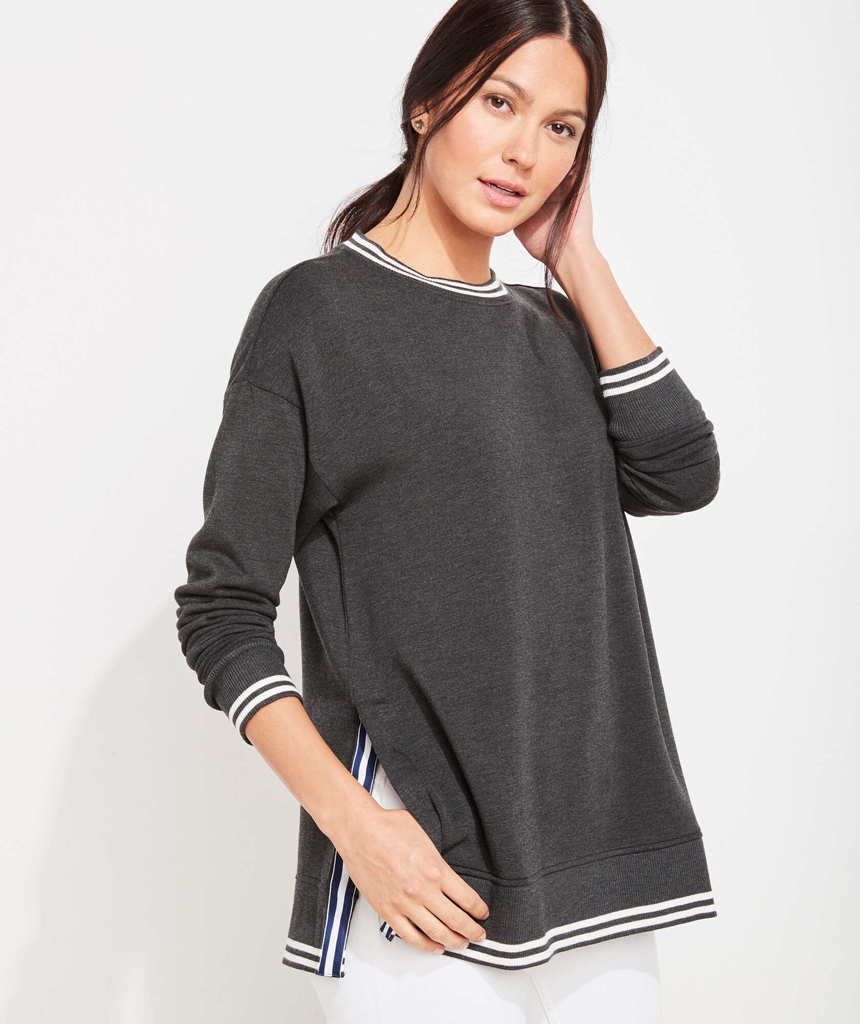 Shop Dreamcloth Side Slit Sweatshirt at 