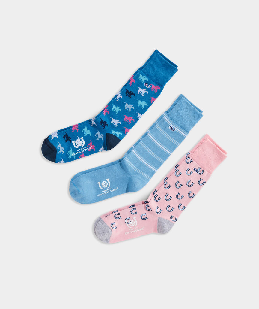 Kentucky Derby 3-Pack Socks