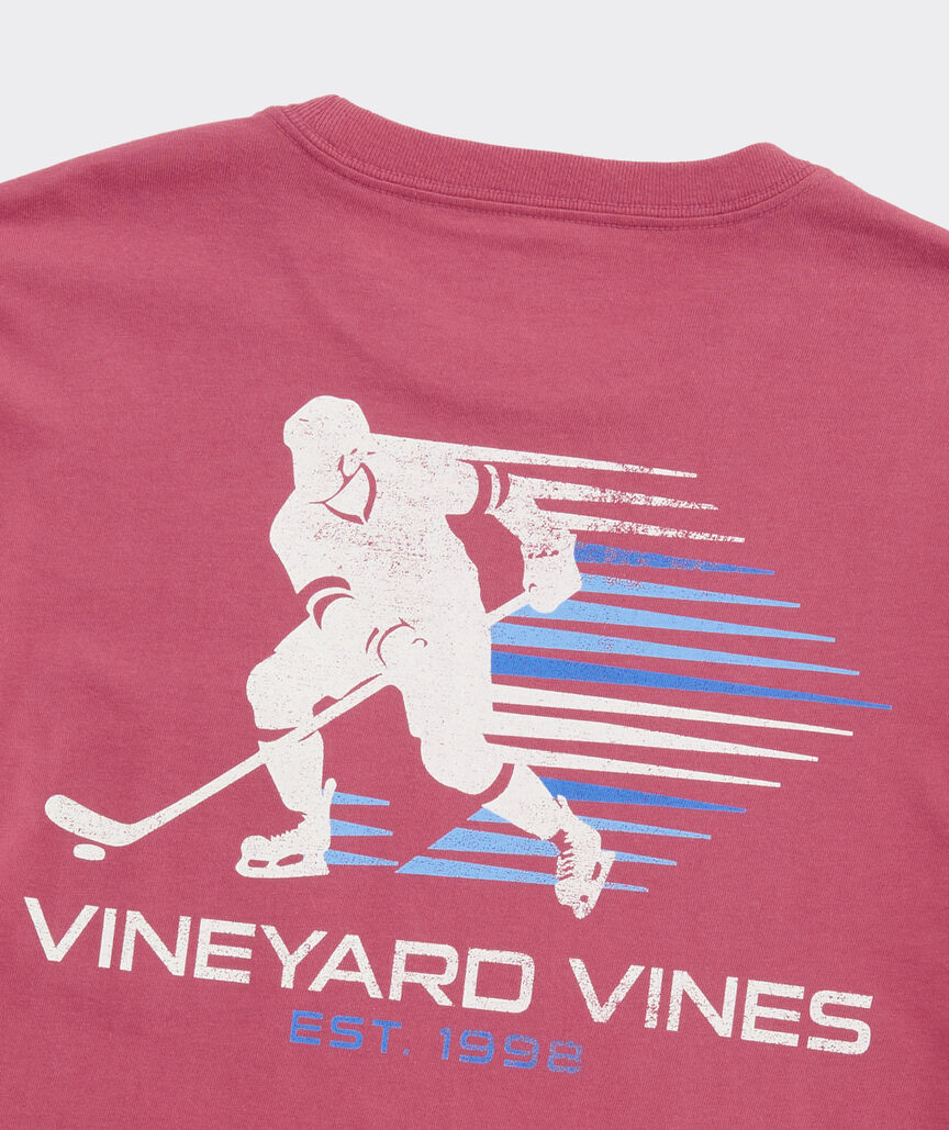 Retro Hockey Long-Sleeve Pocket Tee