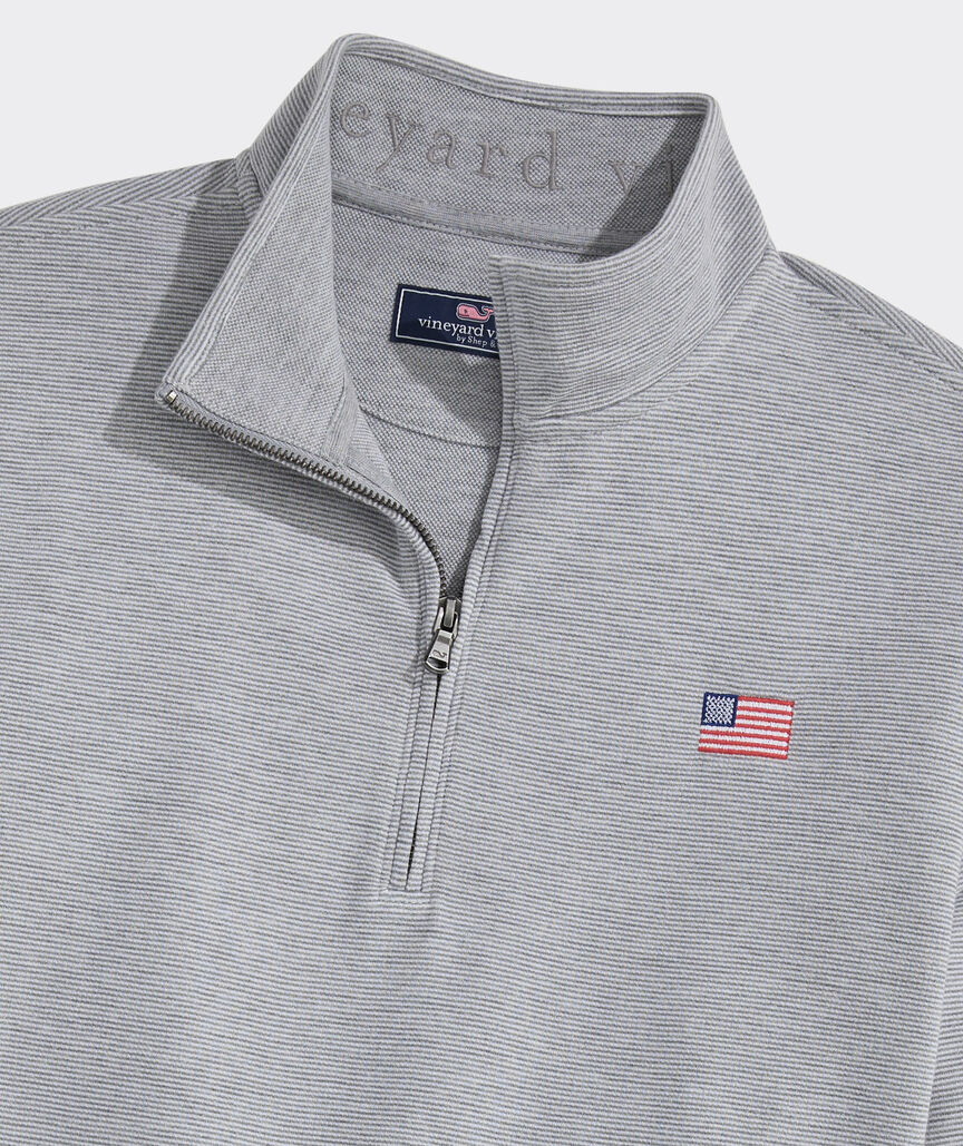 American Flag Saltwater Quarter-Zip