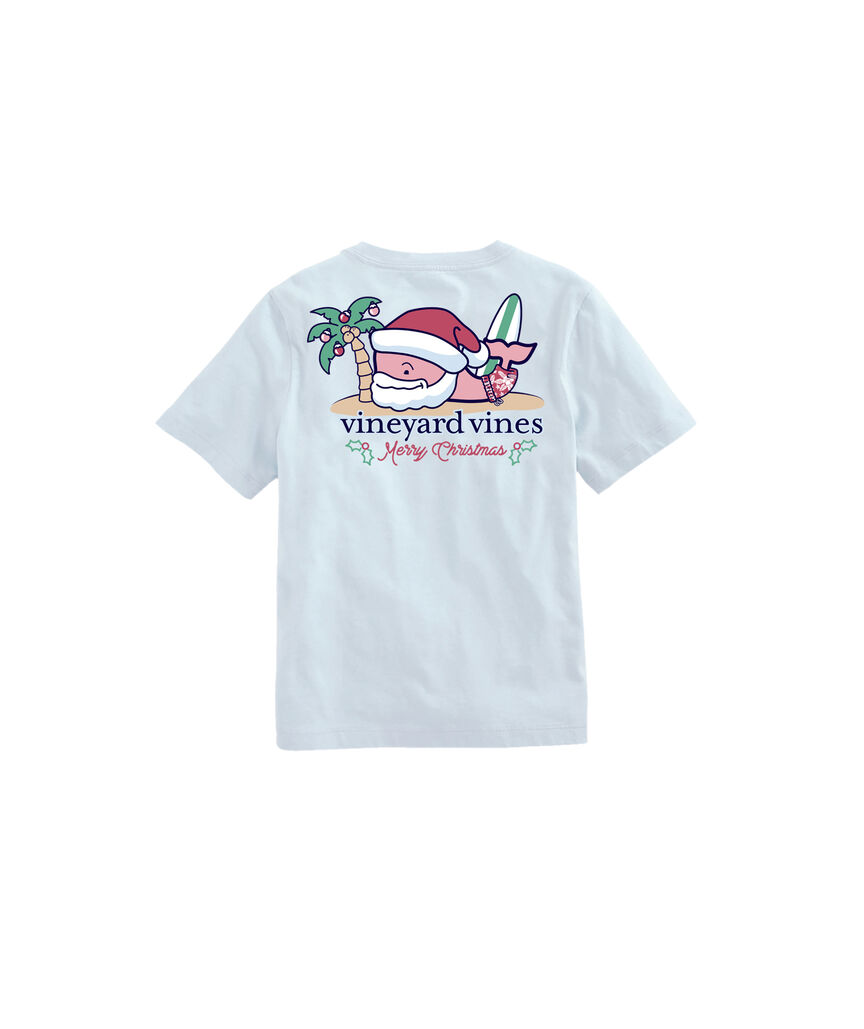 OUTLET Boys' Surfside Santa Short-Sleeve Pocket Tee