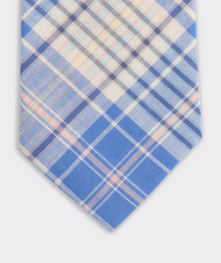 Long Bay Plaid Madras Tie