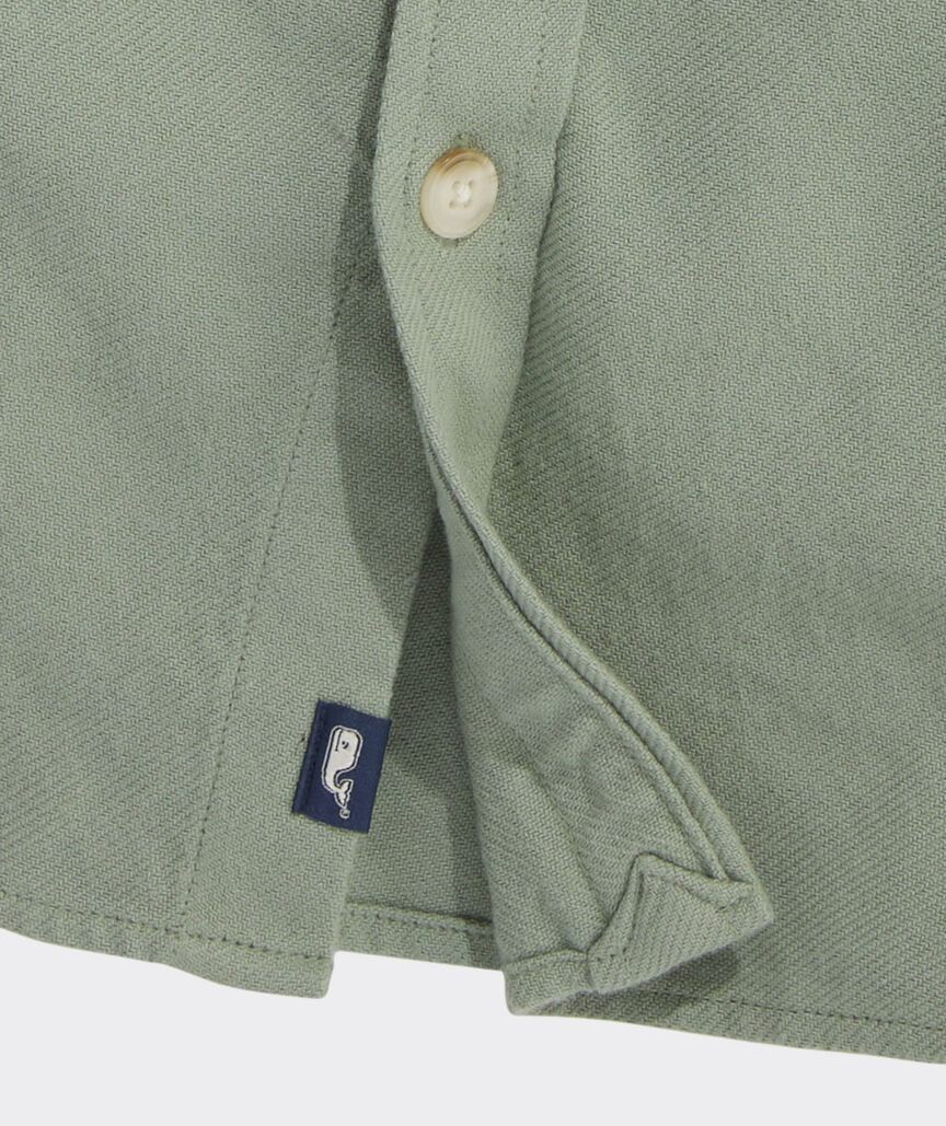 Clifton Solid Midweight Twill Utility Shirt